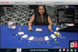 Blackjack mit Chloe
