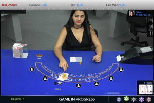 Blackjack mit Chloe