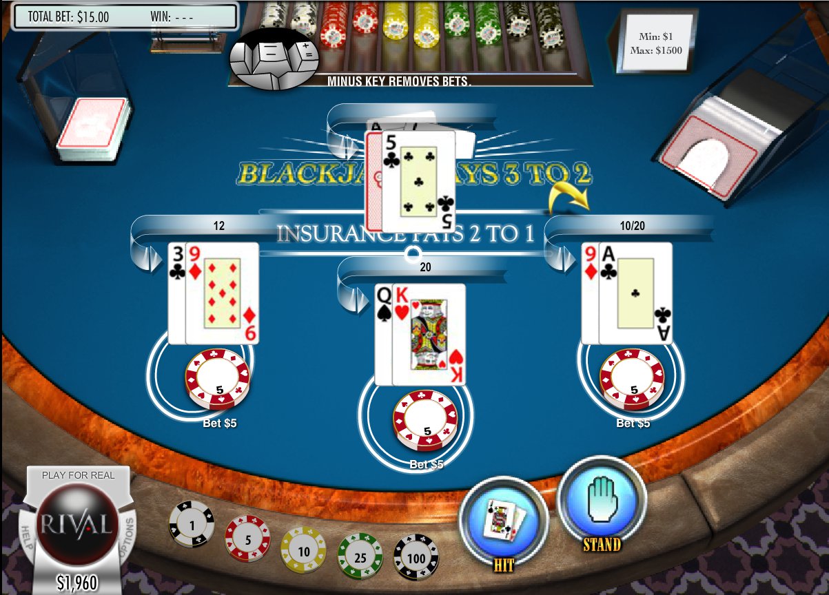 Free Mutlihand Blackjack Game