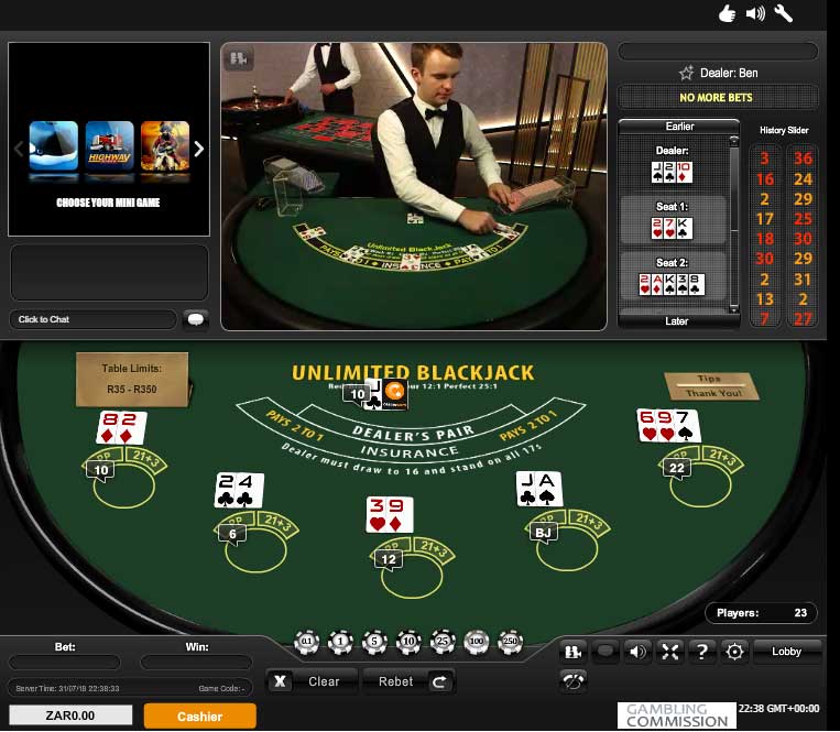 Playtech Unbegrenzt Blackjack